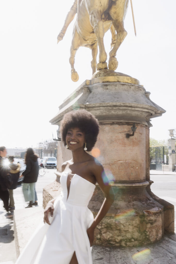 Braut in Paris