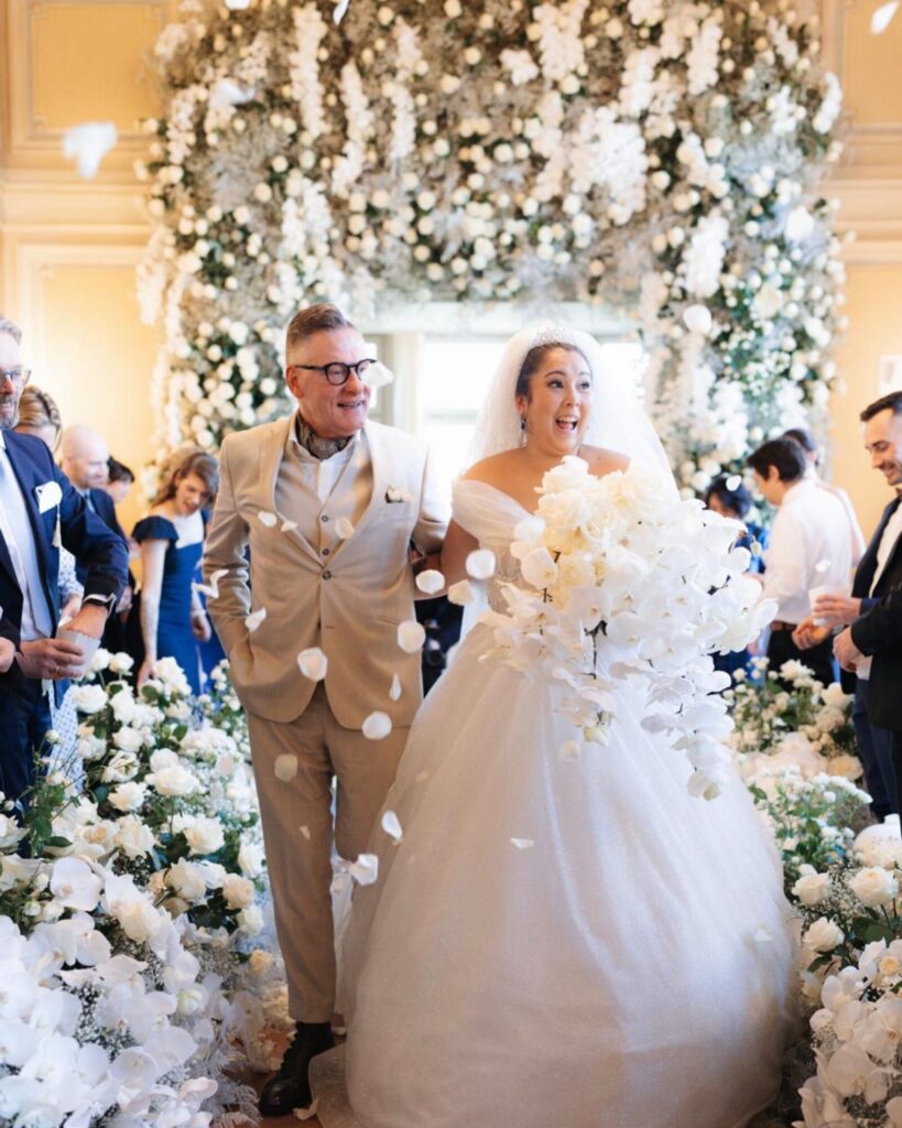 Hochzeitspaar Traubogen