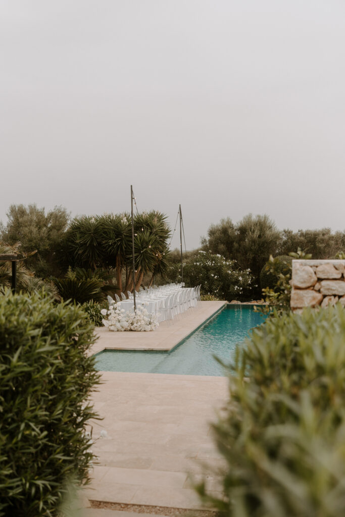 Hochzeit Tablesetting Mallorca