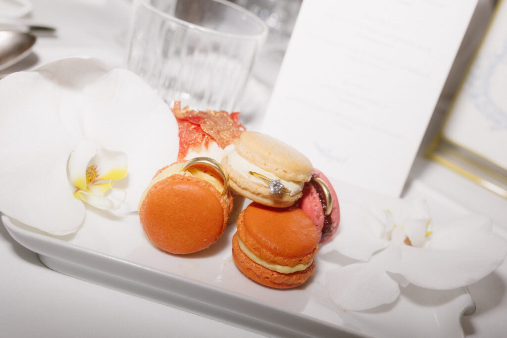 edle Macarons zur Hochzeit